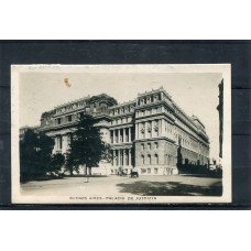 CIUDAD DE BUENOS AIRES ANTIGUA TARJETA POSTAL PALACIO DE JUSTICIA